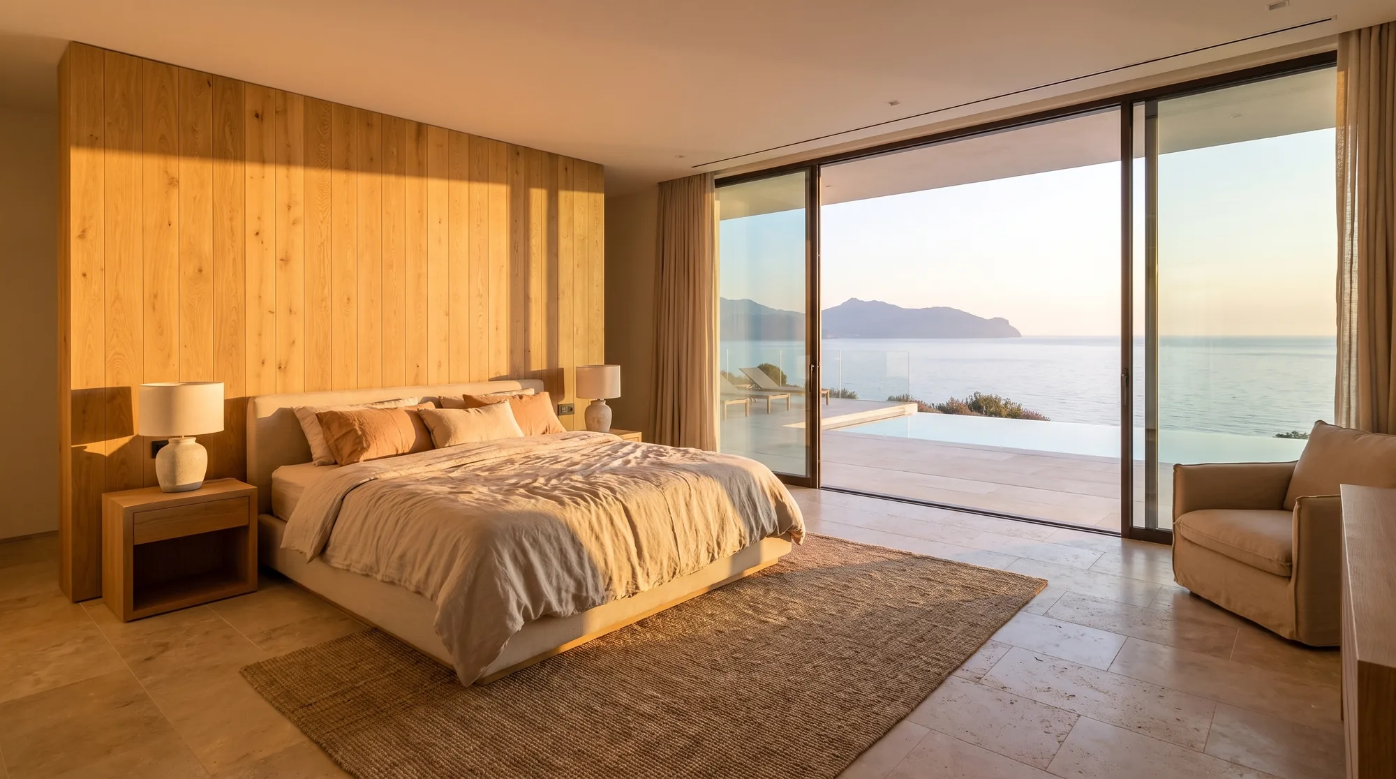 Dormitorio principal con terraza privada